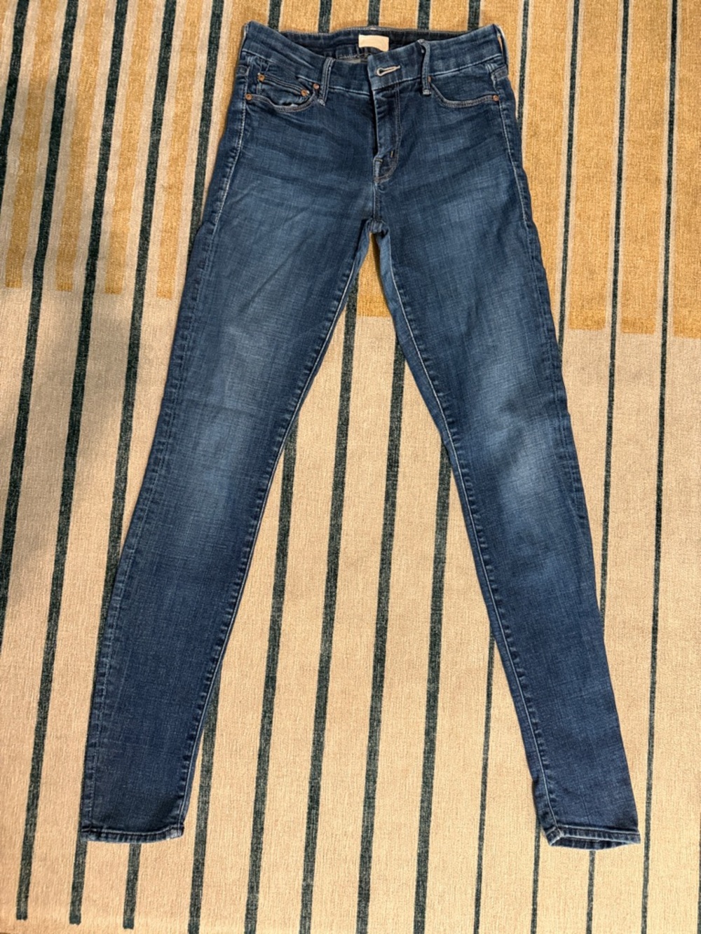 MOTHER Indigo Skinny Jeans